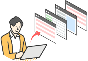 システム操作手順書を静止画・動画で一度に作成